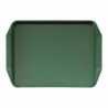 Plateau rectangulaire avec poignées en polypropylène Fast Food Cambro vert 43 cm DE316 Cambro