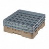 Casier à verres 36 compartiments Camrack Cambro beige hauteur max 133mm DE794 Cambro