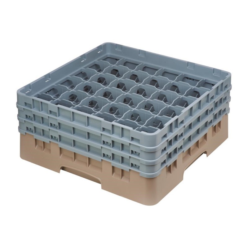 Casier à verres 36 compartiments Camrack Cambro beige hauteur max 174mm DE795 Cambro Casier à verres 36 compartiments Camrack Cambro beige hauteur max 174mm DE795 Cambro