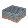 Casier à verres 49 compartiments Camrack Cambro beige hauteur max 174mm DE798 Cambro