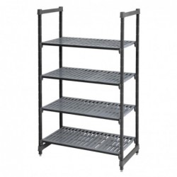Unité de 4 étagères à claire-voie Cambro 540 x 1070 x 1830mm DE904 Cambro