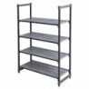 Unité de 4 étagères à claire-voie Cambro 540 x 1370 x 1830mm DE906 Cambro
