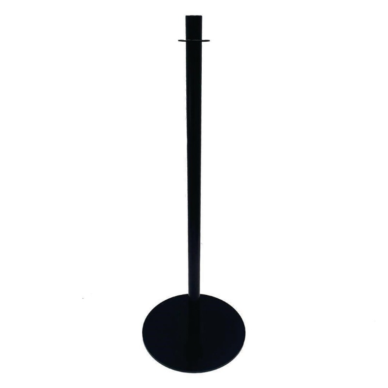 Poteau d'accueil noir tête plate Bolero DF010 Bolero Poteau d'accueil noir tête plate Bolero DF010 Bolero