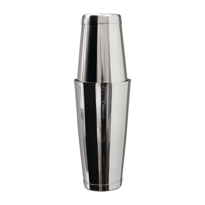 Shaker à cocktail inox 2 pièces Mezclar et Boston Beaumont DF225 Beaumont Shaker à cocktail inox 2 pièces Mezclar et Boston Beaumont DF225 Beaumont