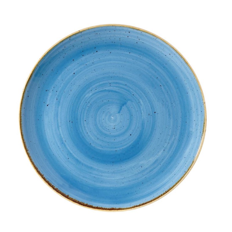 Assiettes rondes Churchill Stonecast Cornflower Blue 260mm (Lot de 12) DF765 Churchill Assiettes rondes Churchill Stonecast Cornflower Blue 260mm (Lot de 12) DF765 Churchill