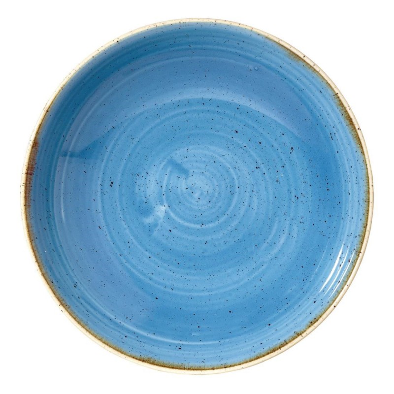 Assiettes coupes rondes Churchill Stonecast Cornflower Blue 184mm (Lot de 12) DF777 Churchill Assiettes coupes rondes Churchill Stonecast Cornflower Blue 184mm (Lot de 12) DF777 Churchill
