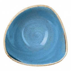 Bols triangulaires Churchill Stonecast Cornflower Blue 152mm (Lot de 12) DF780 Churchill