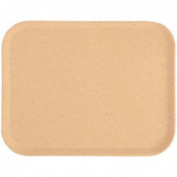 Plateau en polyester Versalite Cambro moka moucheté 43 cm DJ657 Cambro