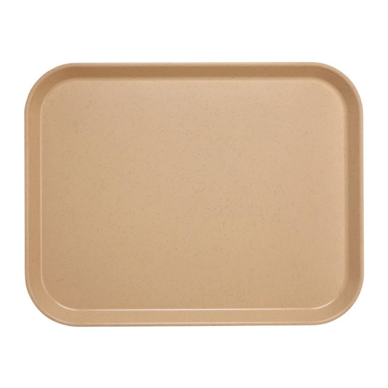 Plateau en polyester Versalite Cambro moka moucheté 45 Plateau en polyester Versalite Cambro moka moucheté 45