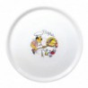 Assiettes à pizza en porcelaine 31 cm Saturnia décor Chef (lot de 6) DJ958 Saturnia