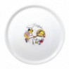 Assiettes à pizza en porcelaine 33 cm Saturnia décor Chef (lot de 6) DJ959 Saturnia