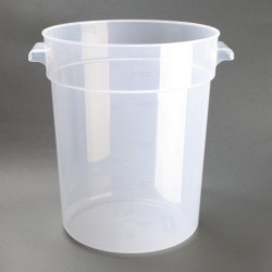 Conteneur alimentaire rond en polypropylène Vogue 20L DJ962 Vogue