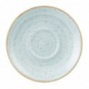Soucoupes à cappuccino rondes Churchill Stonecast bleu pâle 185mm (lot de 12) DK515 Churchill