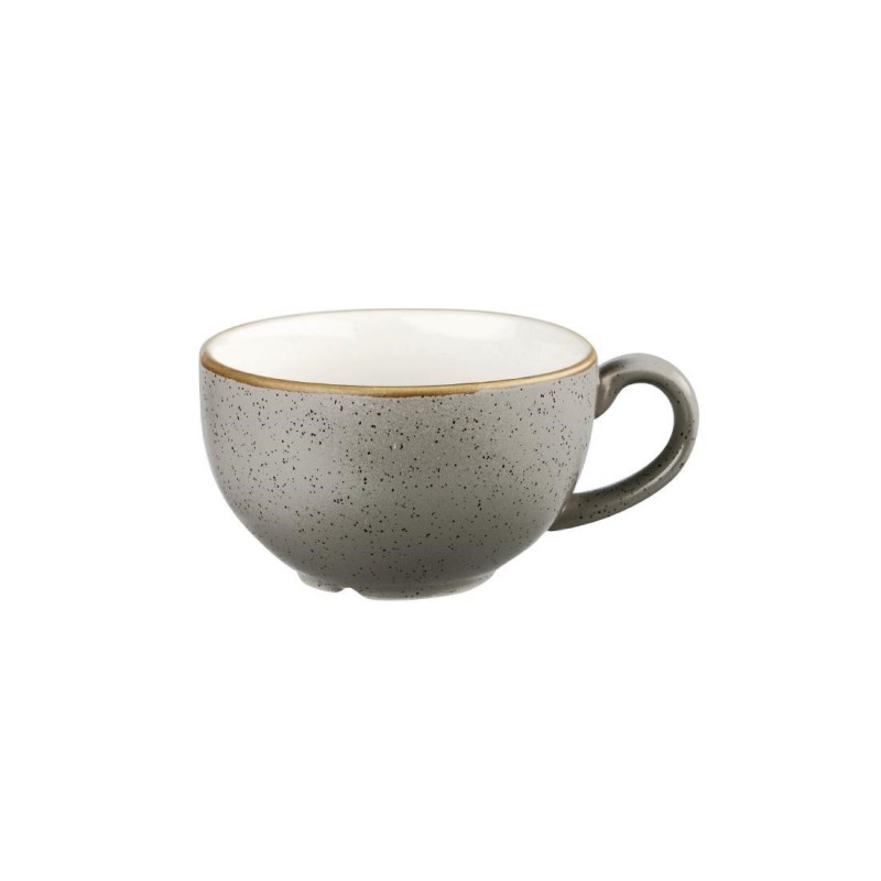 Tasses à cappuccino Churchill Stonecast Peppercorn Grey 354ml (Lot de 12) DK565 Churchill Tasses à cappuccino Churchill Stonecast Peppercorn Grey 354ml (Lot de 12) DK565 Churchill