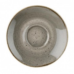 Soucoupes à cappuccino Churchill Stonecast Peppercorn Grey 185mm (Lot de 12) DK567 Churchill