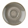 Soucoupes à cappuccino Churchill Stonecast Peppercorn Grey 185mm (Lot de 12) DK567 Churchill