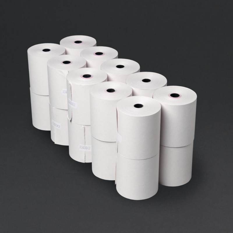 Rouleaux de caisse non thermiques 2 épaisseurs Olympia 76x71mm (lot de 20) DK594 Olympia