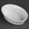 Plats à gratin ovales blancs Olympia 161 x 116mm (Lot de 6) DK807 Olympia