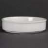 Plats empilables en porcelaine blanche Olympia 134mm (Lot de 6) DK828 Olympia
