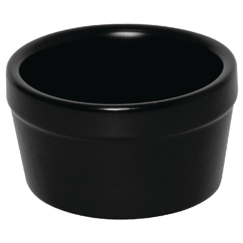Ramequins noirs 77mm Olympia (Lot de 6) DK830 Olympia Ramequins noirs 77mm Olympia (Lot de 6) DK830 Olympia
