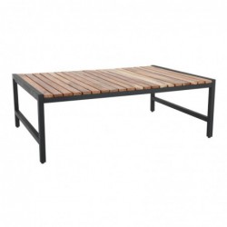 Table basse en acier et acacia Bolero 1 200x800mm DK903 Bolero