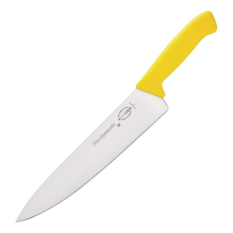 Couteau de cuisinier Dick Pro Dynamic HACCP jaune 255mm DL360 Dick Couteau de cuisinier Dick Pro Dynamic HACCP jaune 255mm DL360 Dick