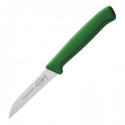 Couteau d'office denté Dick Pro-Dynamic HACCP vert 8cm DL364 Dick