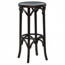 Tabouret de pub haut en bois courbé Fameg DL463 Fameg