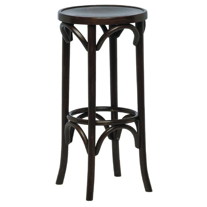 Tabouret de pub haut en bois courbé Fameg DL463 Fameg Tabouret de pub haut en bois courbé Fameg DL463 Fameg