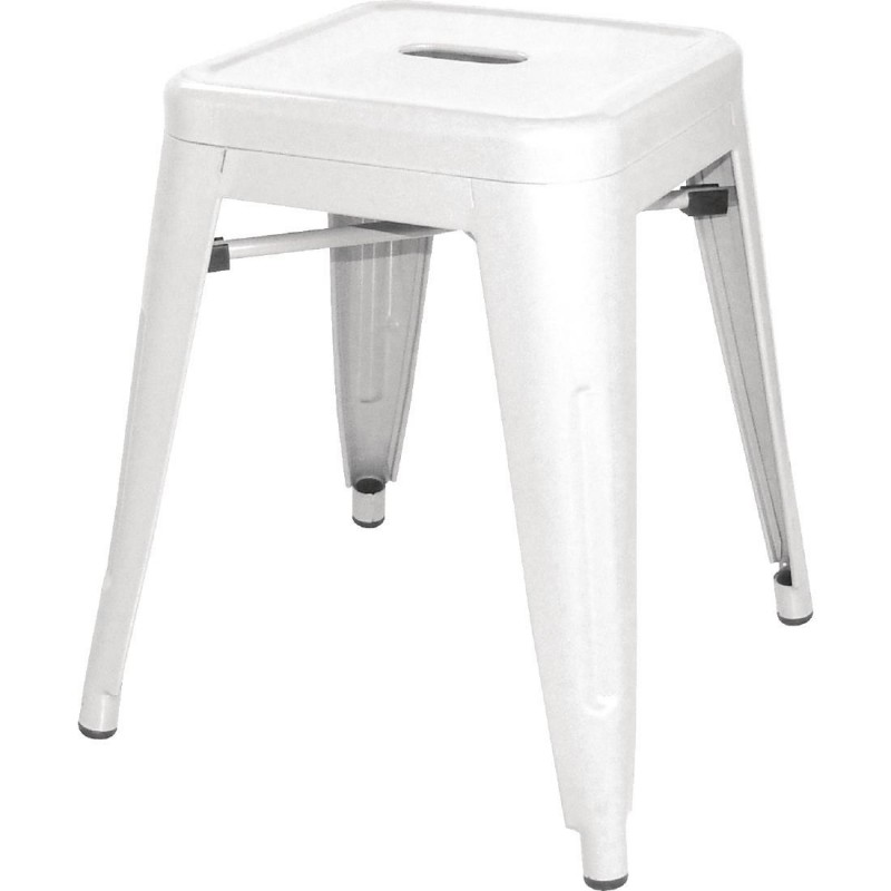 Tabouret bas Bolero Bistro en acier blanc (lot de 4) DL869 Bolero Tabouret bas Bolero Bistro en acier blanc (lot de 4) DL869 Bolero
