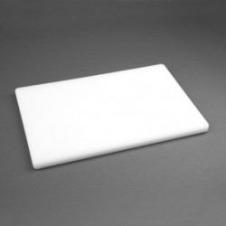 Planche à découper standard épaisse basse densité Hygiplas blanche DM001 Hygiplas
