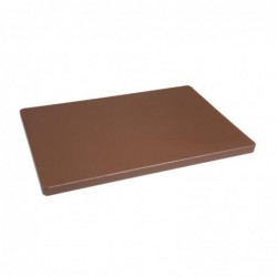 Planche à découper standard épaisse basse densité Hygiplas marron DM003 Hygiplas