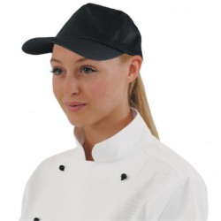 Casquette baseball Whites noire A219 Whites Chefs Clothing
