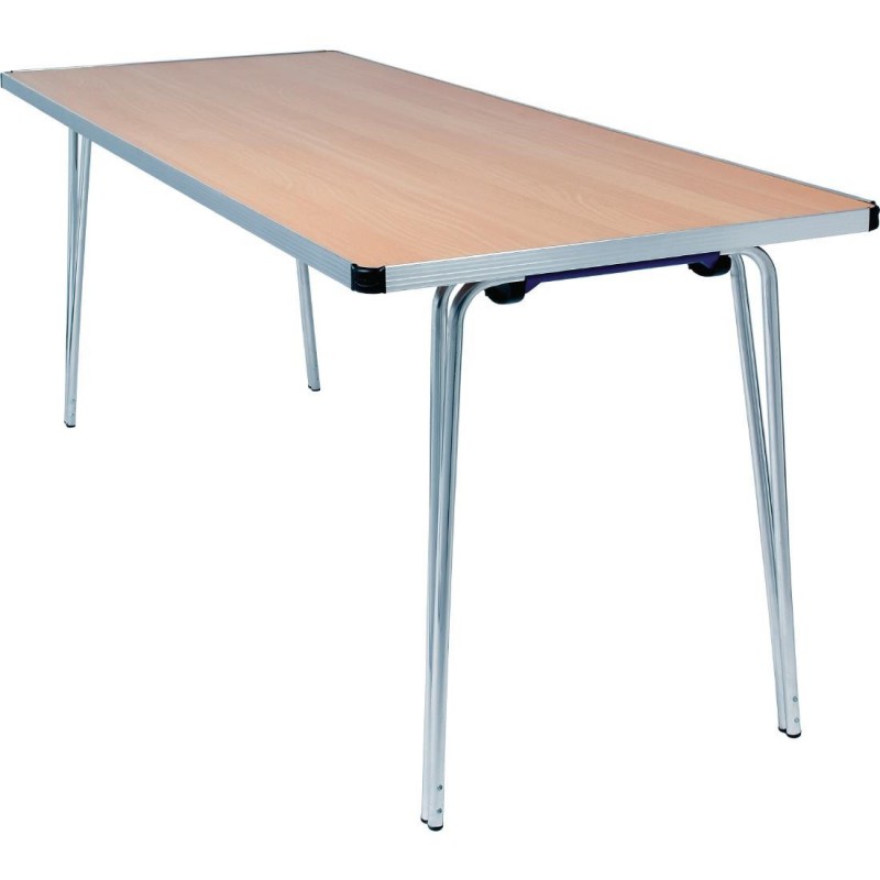 Table pliante effet hêtre Contour Gopak 1830mm DM600 Gopak Table pliante effet hêtre Contour Gopak 1830mm DM600 Gopak