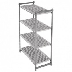 Unité de 4 étagères à claire-voie Cambro 1830 x 915 x 610mm DM772 Cambro