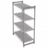 Unité de 4 étagères à claire-voie Cambro 1830 x 915 x 610mm DM772 Cambro