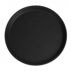 Plateau de service rond fibre de verre antidérapant Camtread Cambro noir 28 cm DM780 Cambro
