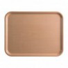 Plateau de service rectangulaire stratifié Mykonos Cambro bouleau 43 cm DM795 Cambro