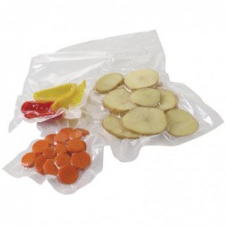 Sacs d'emballage sous vide Vogue 150 x 350mm gaufrés (Lot de 50) DM880 Vogue