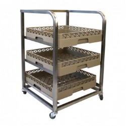Chariot inox pour casiers à verres Craven DN596 Craven