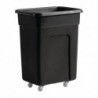 Petit chariot en polyéthylène noir DN597 Sans Marque