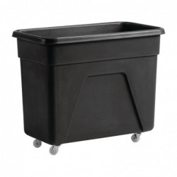 Chariot moyen en polyéthylène noir DN598 Sans Marque