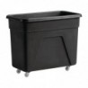 Chariot moyen en polyéthylène noir DN598 Sans Marque
