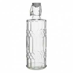 Bouteilles d'eau en verre avec bouchon Olympia Geo 1L (lot de 6) DN816 Olympia