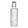 Bouteilles d'eau en verre avec bouchon Olympia Geo 640 ml (lot de 6) DN817 Olympia
