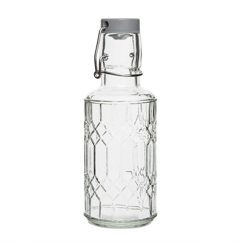 Bouteilles d'eau en verre avec bouchon Olympia Geo 380 ml (lot de 6) DN818 Olympia Bouteilles d'eau en verre avec bouchon Olympia Geo 380 ml (lot de 6) DN818 Olympia