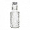 Bouteilles d'eau en verre avec bouchon Olympia Geo 380 ml (lot de 6) DN818 Olympia
