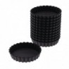 Moules à tartelette ronds cannelés Exoglass Matfer Bourgeat 100mm (lot de 12) DN955 Matfer Bourgeat