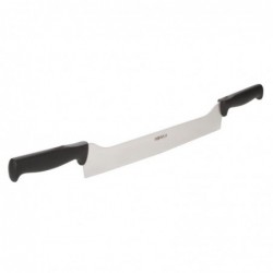 Couteau droit à deux poignées noir Boska 330mm DP051 Boska