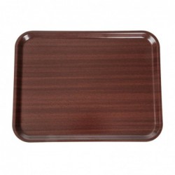 Plateau stratifié lisse Capri Cambro acajou 430mm DP210 Cambro